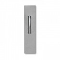 THEBOX Aluminiowy długopis na przycisk w kartonowym opakowaniu srebrny