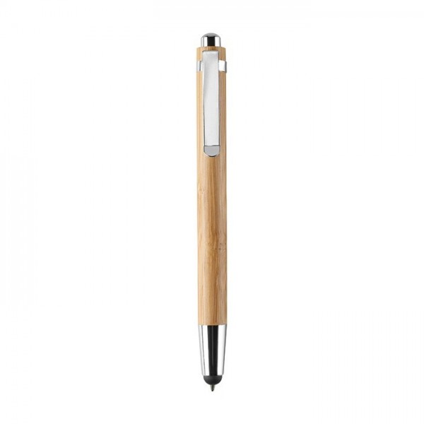 BYRON Bambusowy długopis z touchpenem