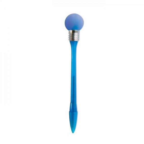 HITME Długopis z lampką niebieski