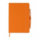 NOTAPLUS Notes A5 z długopisem pomarańczowy