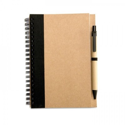 SONORA PLUS Notes A5 z długopisem czarny