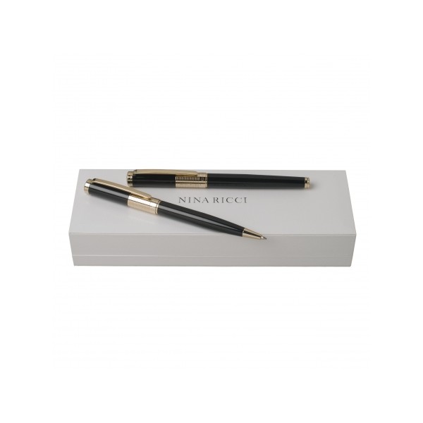 NINA RICCI Zestaw Eclat Gold Długopis + Pióro kulkowe RPBR652E