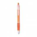MANORS Długopis z gumą  przezroczysty pomarańczowy