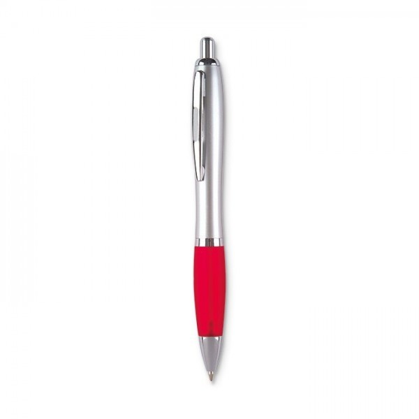 RIOSATIN Długopis z miękkim uchwytem czerwony