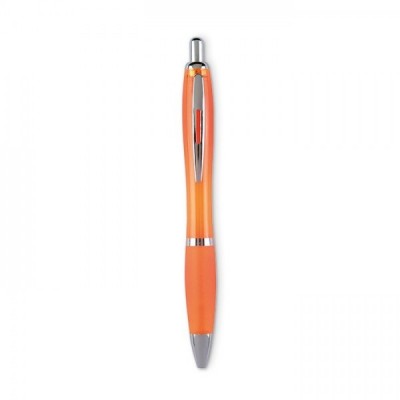 RIOCOLOUR Długopis z miękkim uchwytem pomarańczowy