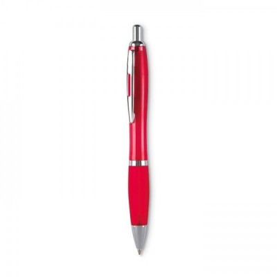 RIOCOLOUR Długopis z miękkim uchwytem czerwony