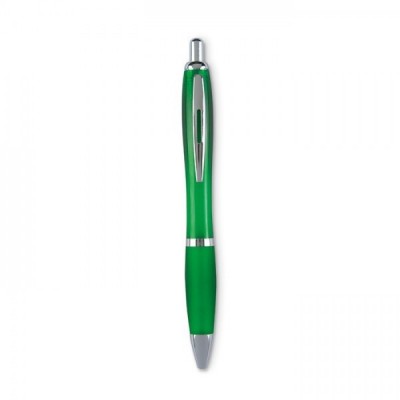 RIOCOLOUR Długopis z miękkim uchwytem zielony