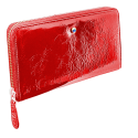 Portfel z skóry Crunh z kamyczkiem „Swarovski Elements” (11 Czerwony)