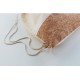 ILLA  Bawełniany worek ze sznurkiem z korkowym wykończeniem