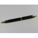 Długopis metalowy czarny z złotymi dodatkami (22)